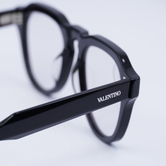 Valentino V-TALE II VLX-139A Eyeglasses Black 52mm Aviator Frame - Picture 5 of 11